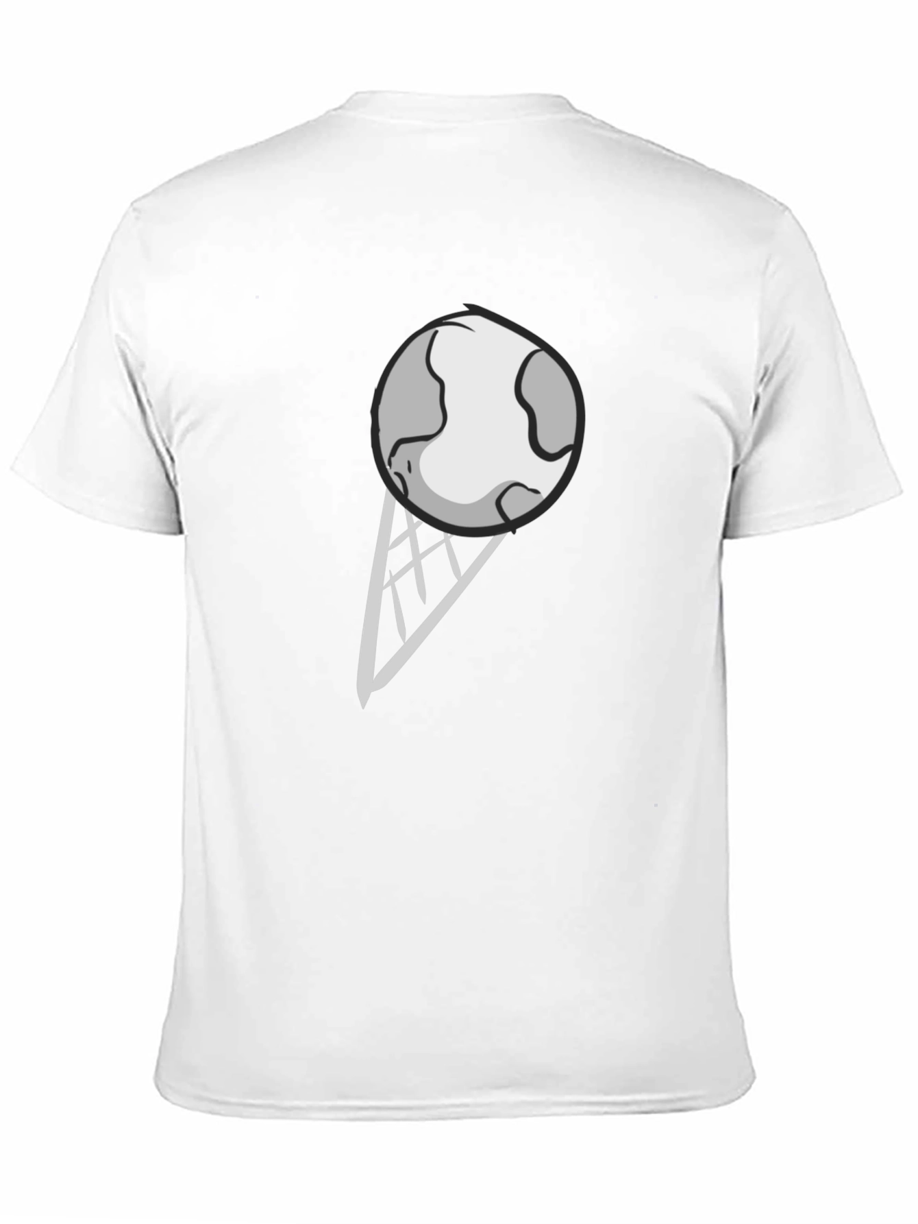 Earth Ice Cream Cone Graphic T-Shirt