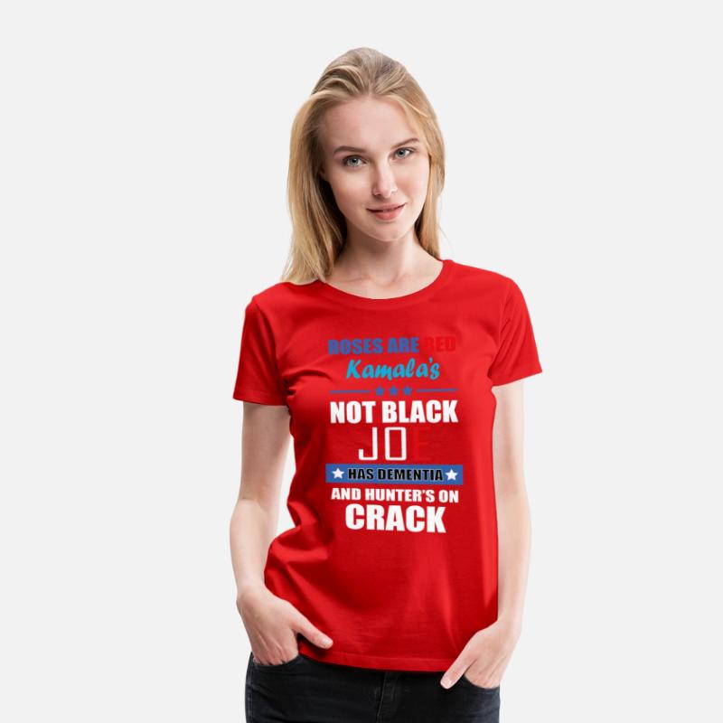 Biden Roses Are Red Kamala's Not Black Joe T-Shirt
