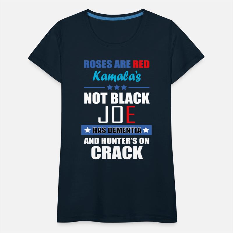 Biden Roses Are Red Kamala's Not Black Joe T-Shirt