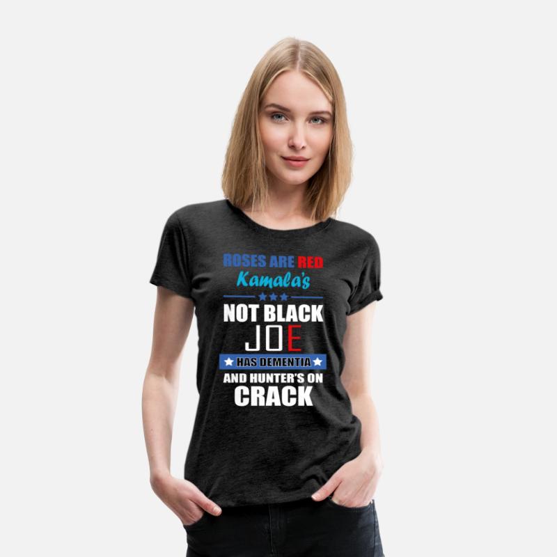 Biden Roses Are Red Kamala's Not Black Joe T-Shirt