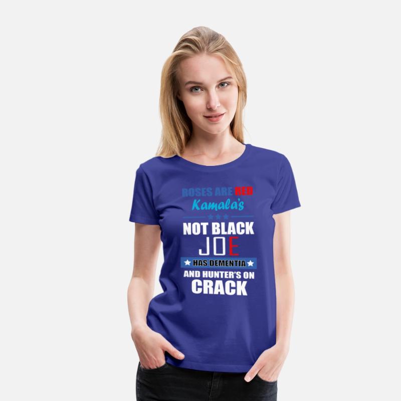 Biden Roses Are Red Kamala's Not Black Joe T-Shirt