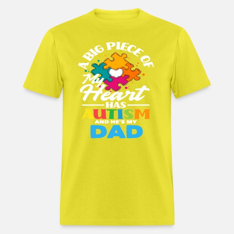 Big Piece My Heart Dad Autism Awareness