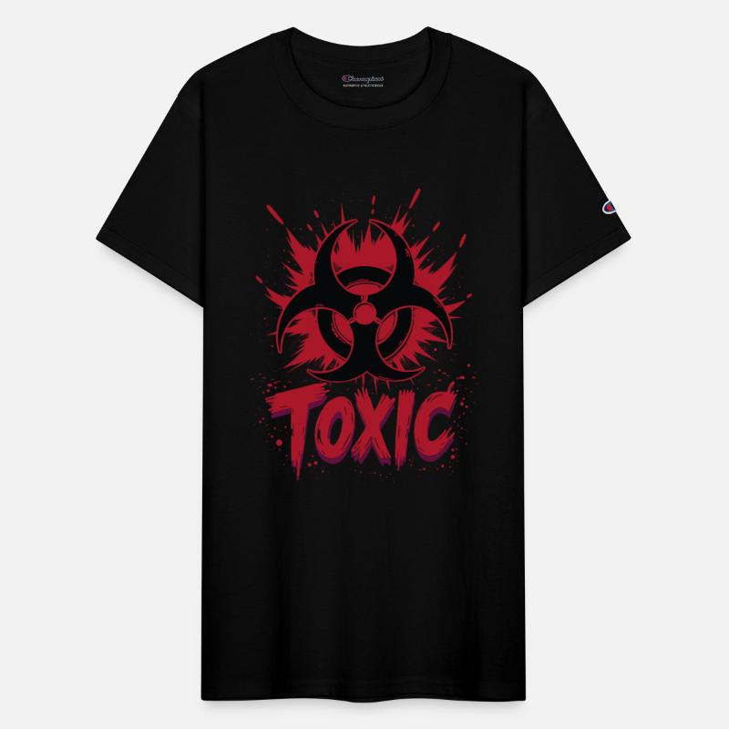 Biohazard Symbol Toxic Grunge Style