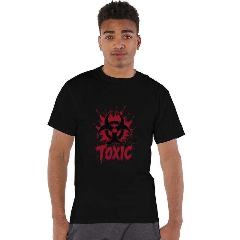 Biohazard Symbol Toxic Grunge Style