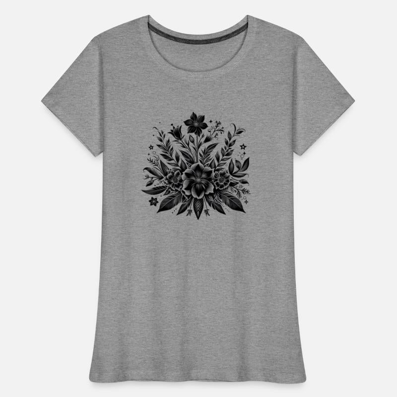 Black Bloom Elegance– Bold Botanical Monochrome
