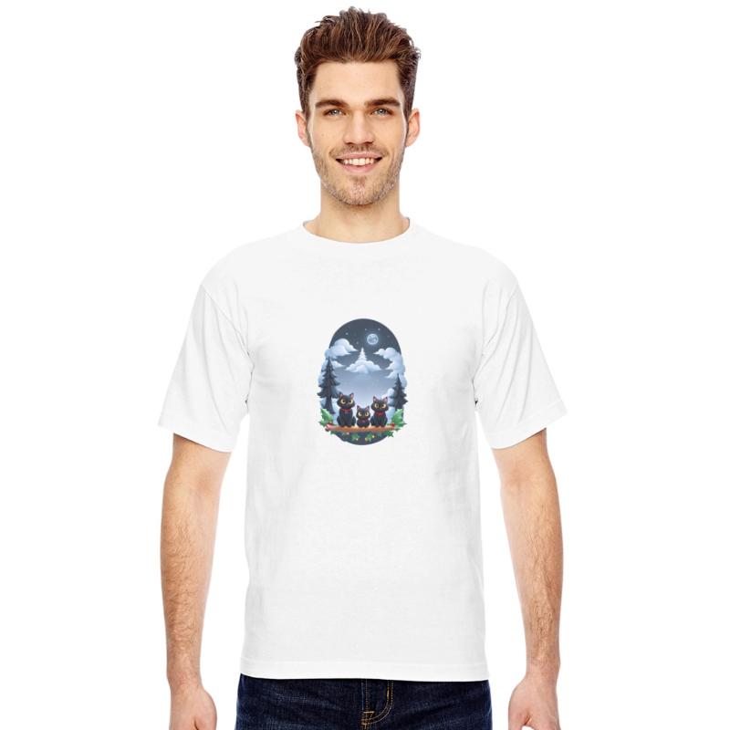 Black Cats Christmas Design