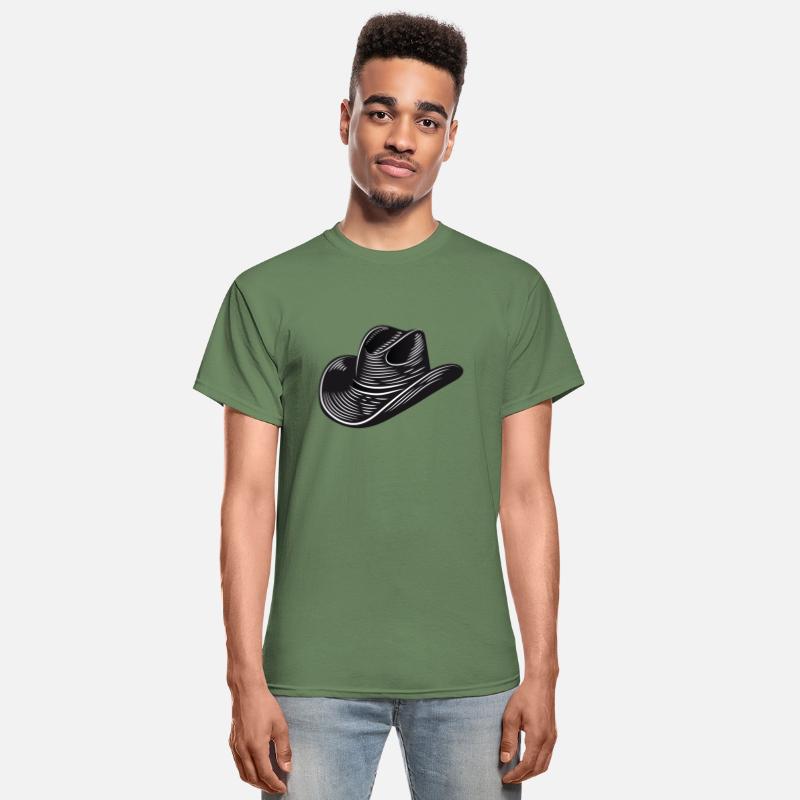 black cowboy hat, western hat vector illustration