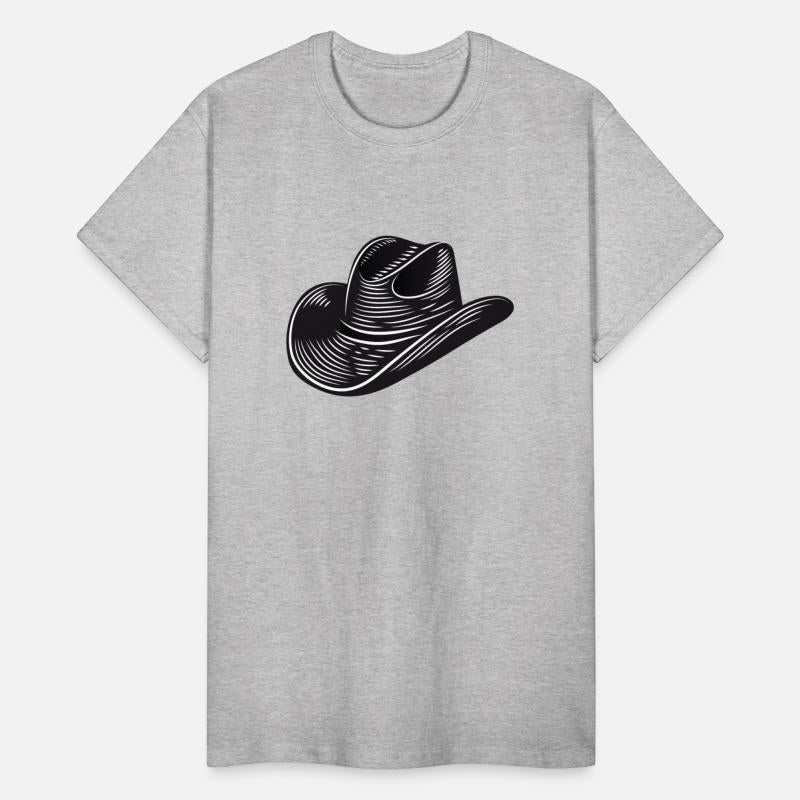 black cowboy hat, western hat vector illustration