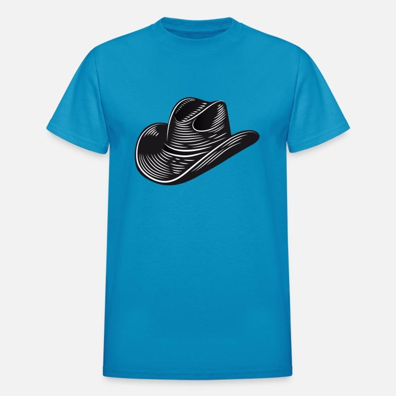 black cowboy hat, western hat vector illustration