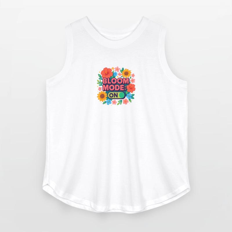 Bloom Mode ON Floral Graphic Tee