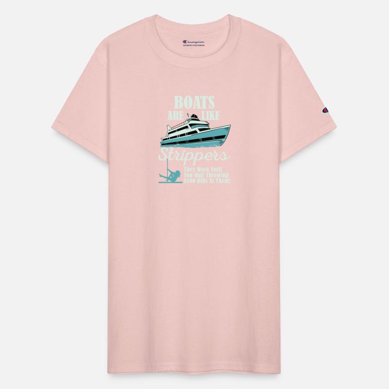 Boats Are Like Strippers Funny Sailor Motorboat