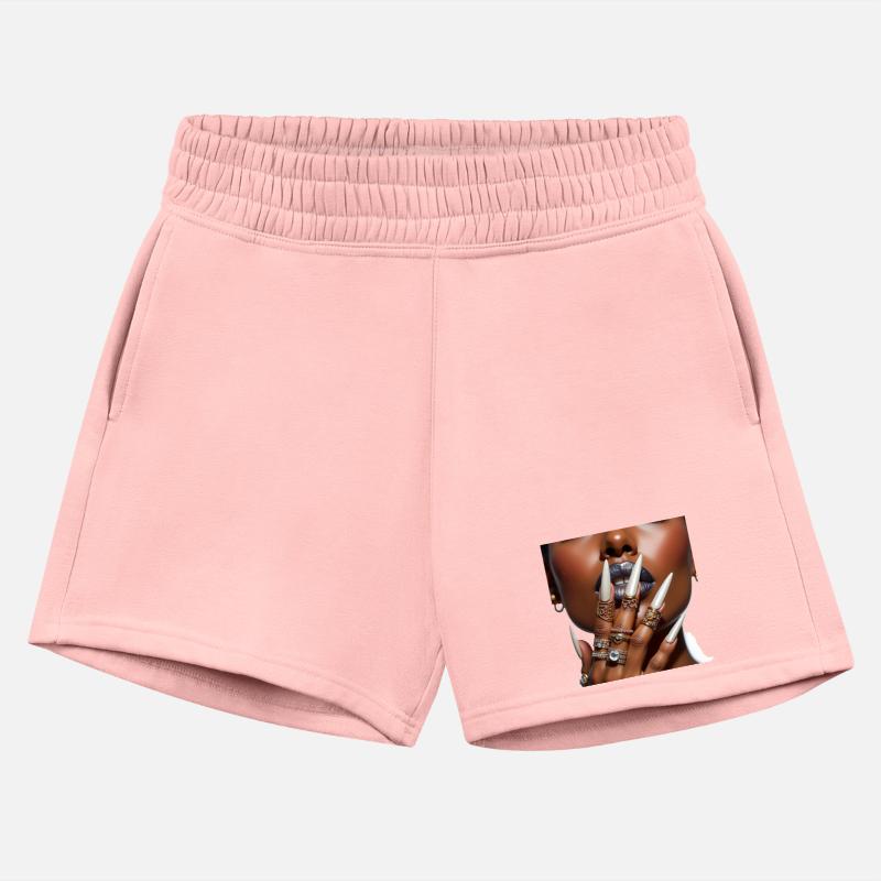 Bold Metallic Lip and LongNail Jewelry