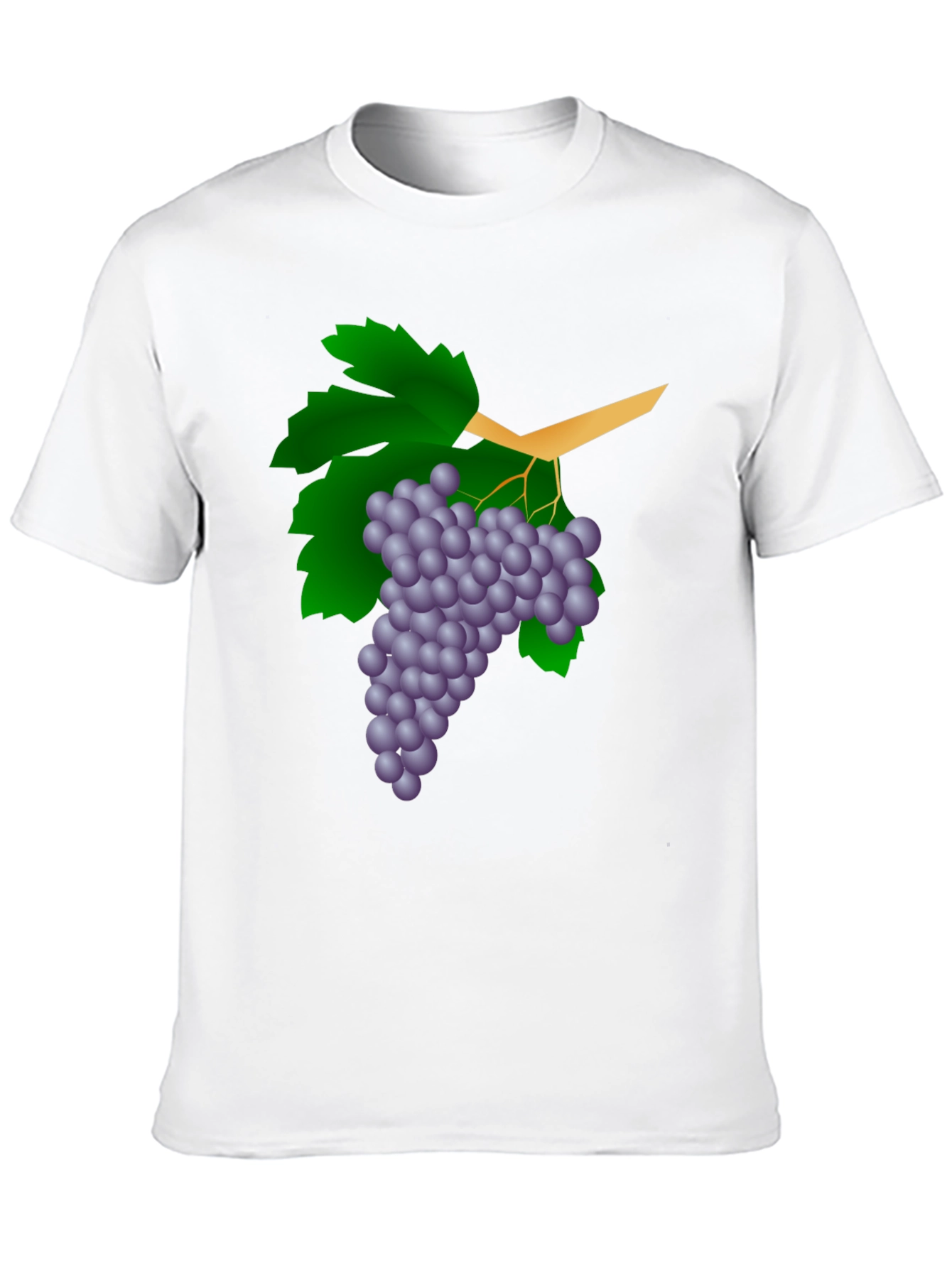 Grapes Graphic Tee - Stylish Black T-Shirt