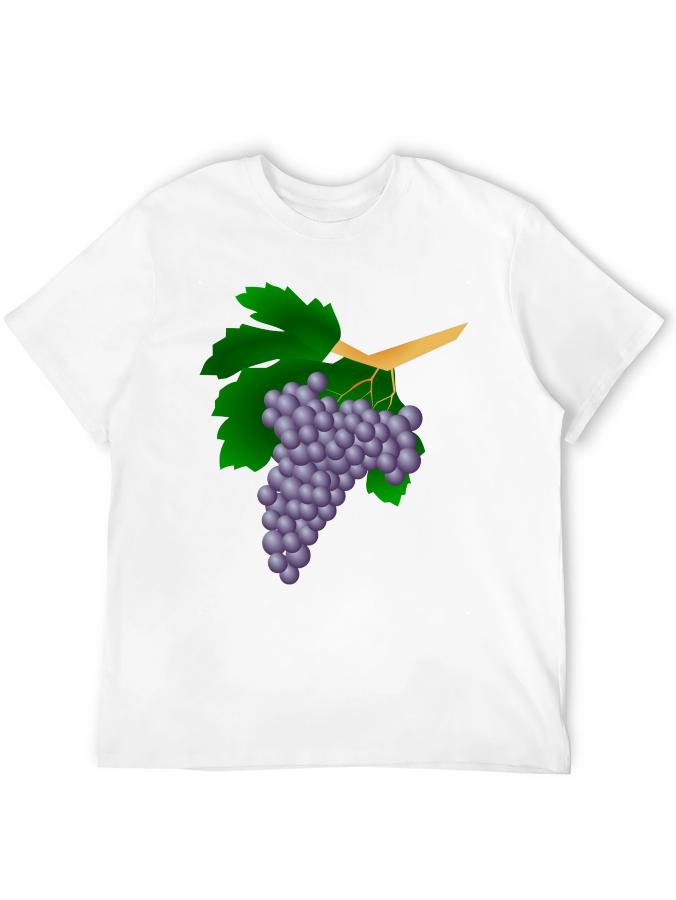 Grapes Graphic Tee - Stylish Black T-Shirt