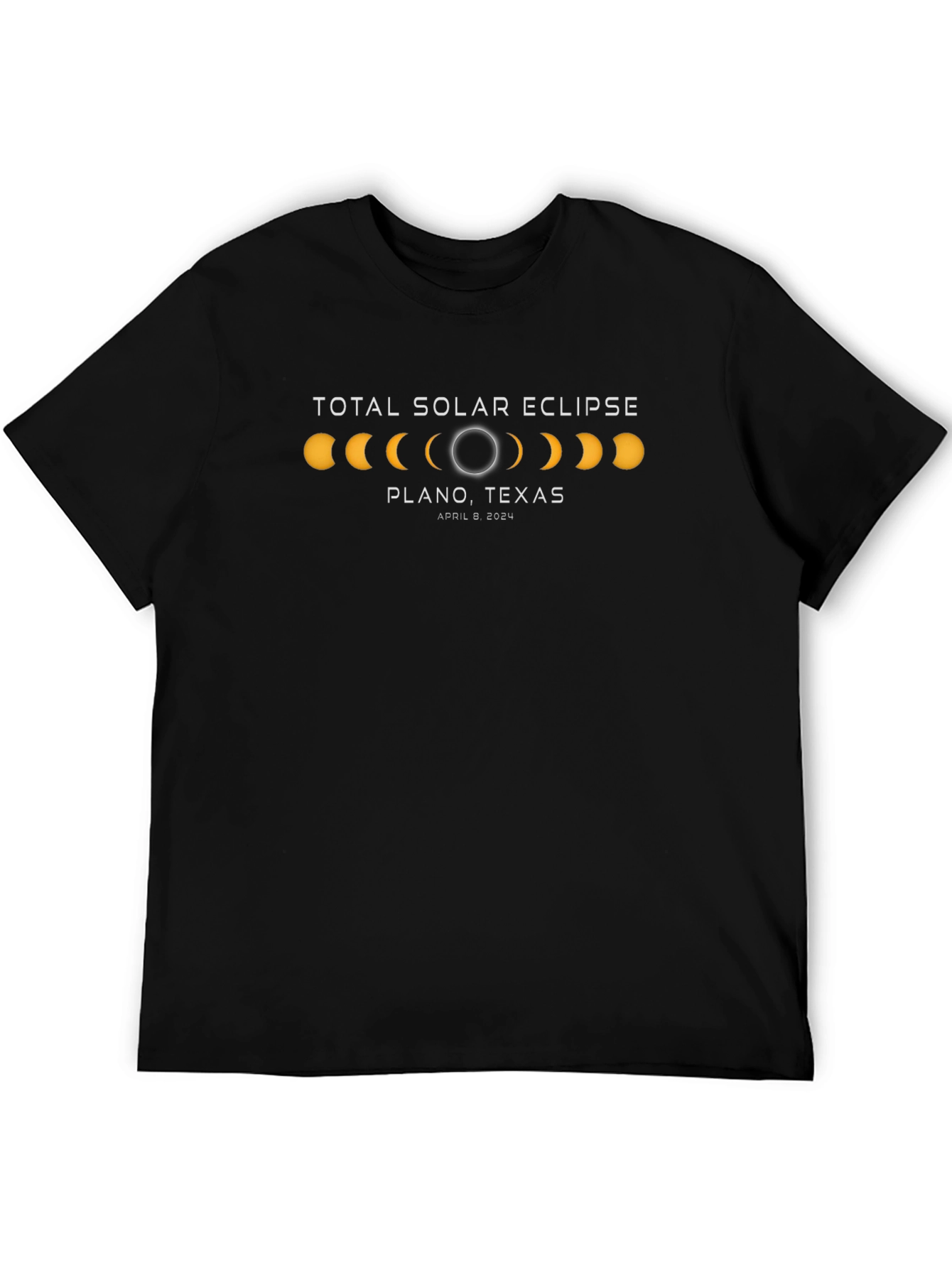 Total Solar Eclipse Plano Texas April 8 2024 T-Shirt