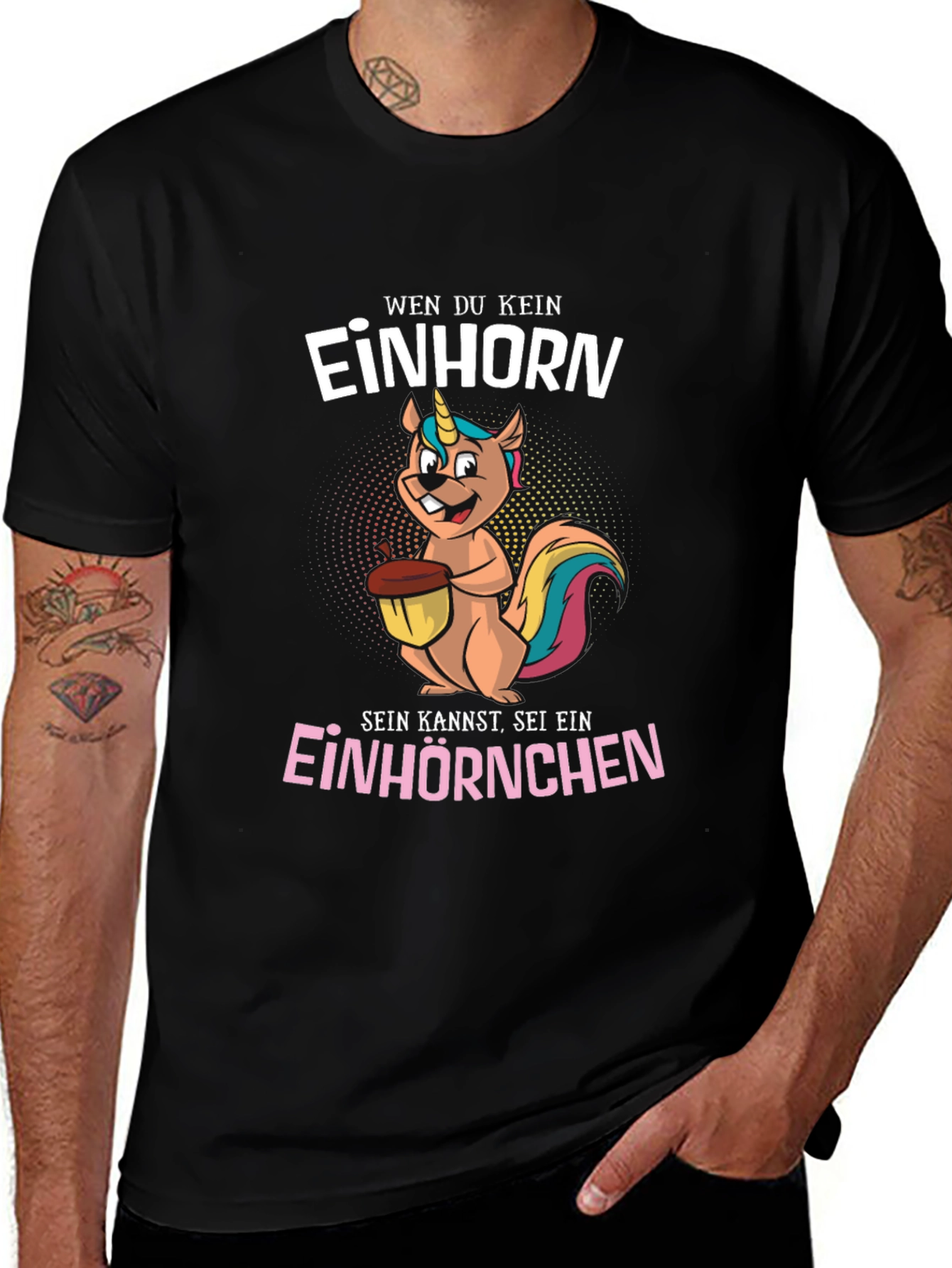 Einhorn Squirrel T-Shirt: Be an Einhornchen!