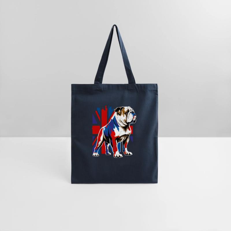 British Bulldog With Union Jack Flag King Charles