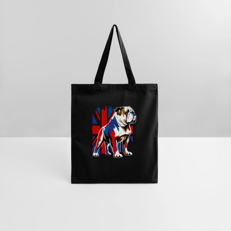 British Bulldog With Union Jack Flag King Charles