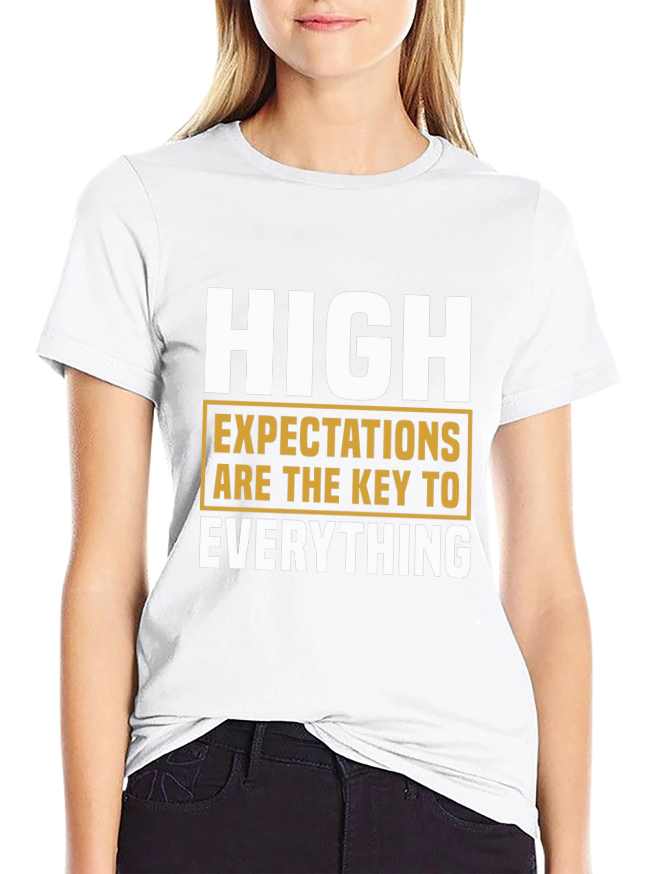 High Expectations Graphic T-Shirt - Motivational Tee