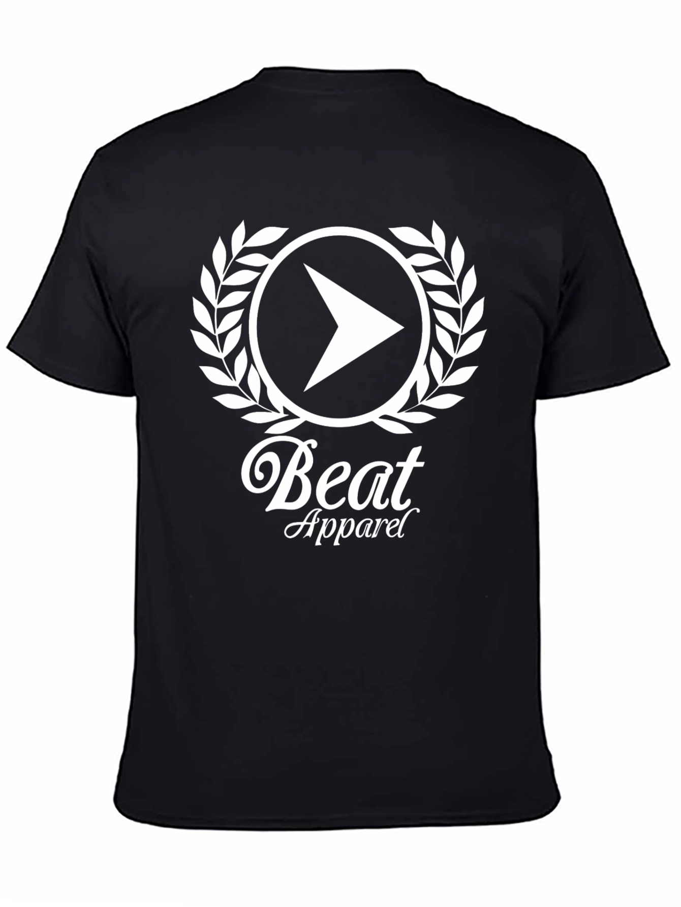 Beat Apparel Black Graphic Tee