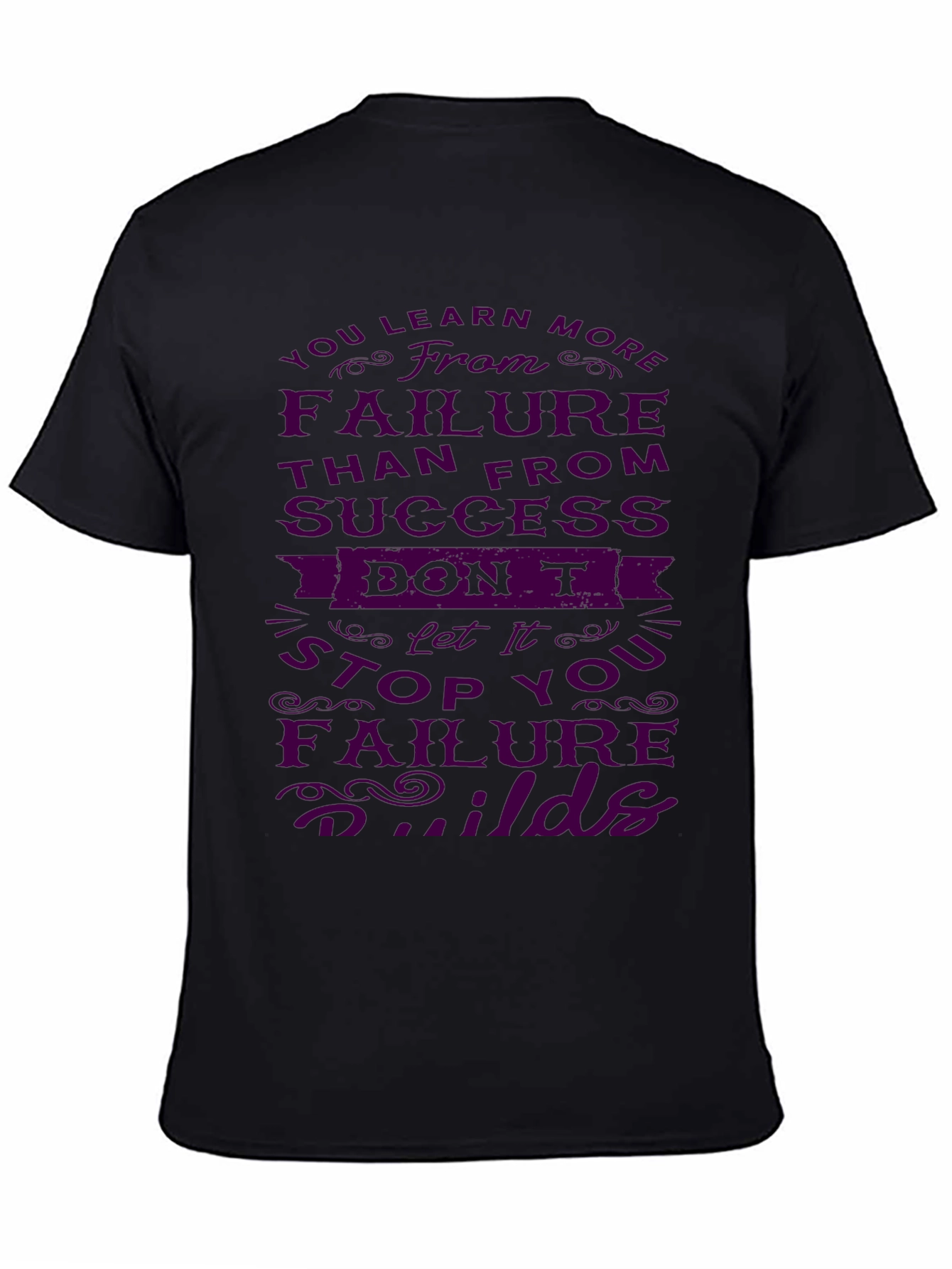Motivational T-Shirt: Learn From Failure