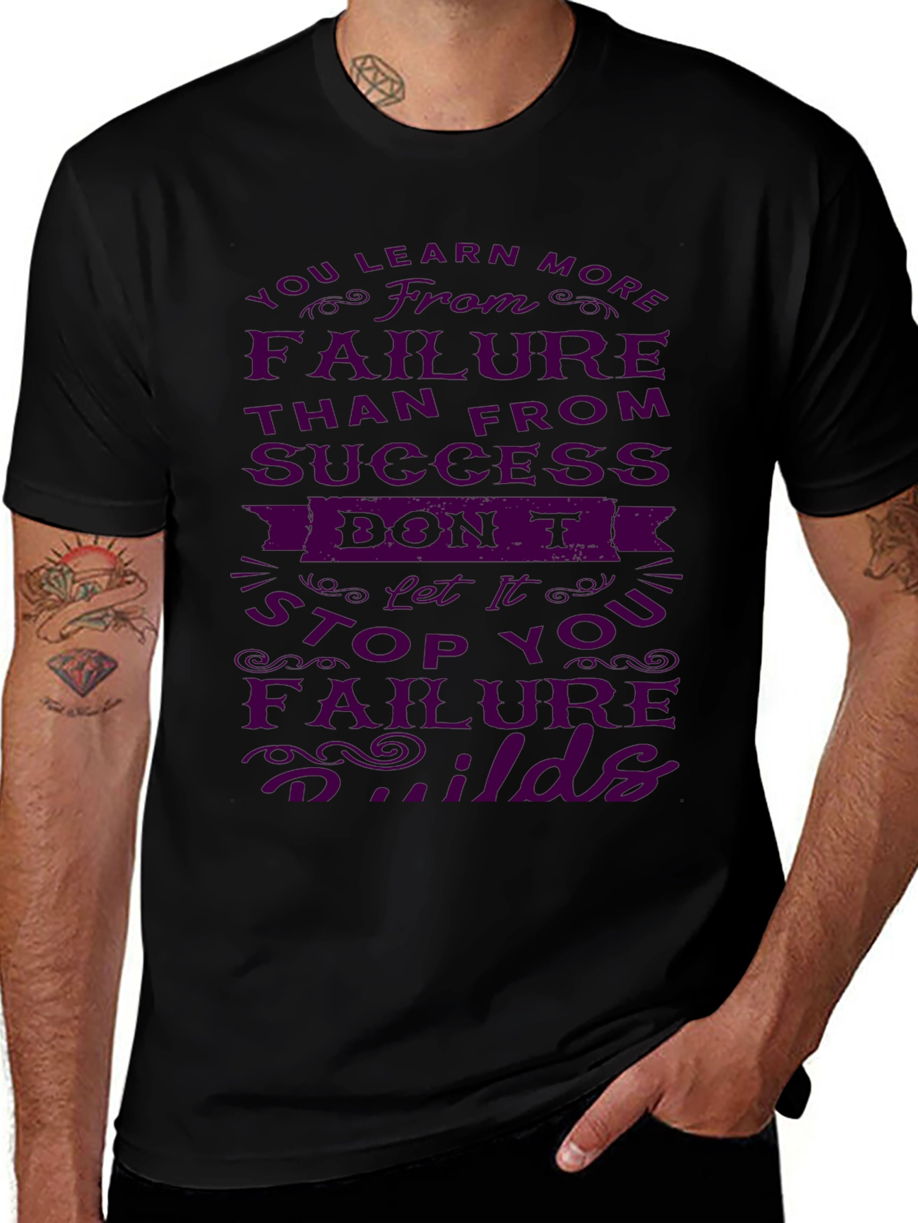 Motivational T-Shirt: Learn From Failure