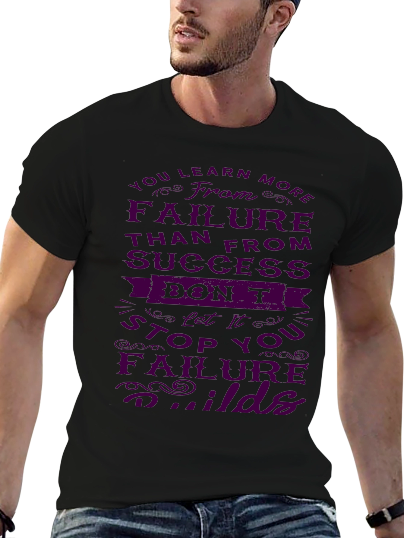 Motivational T-Shirt: Learn From Failure