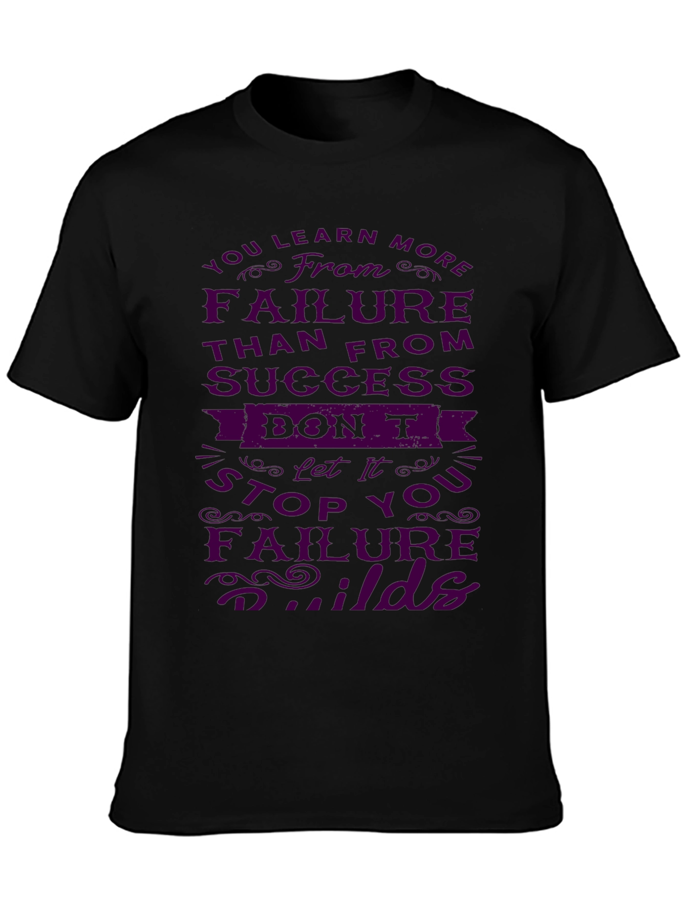 Motivational T-Shirt: Learn From Failure