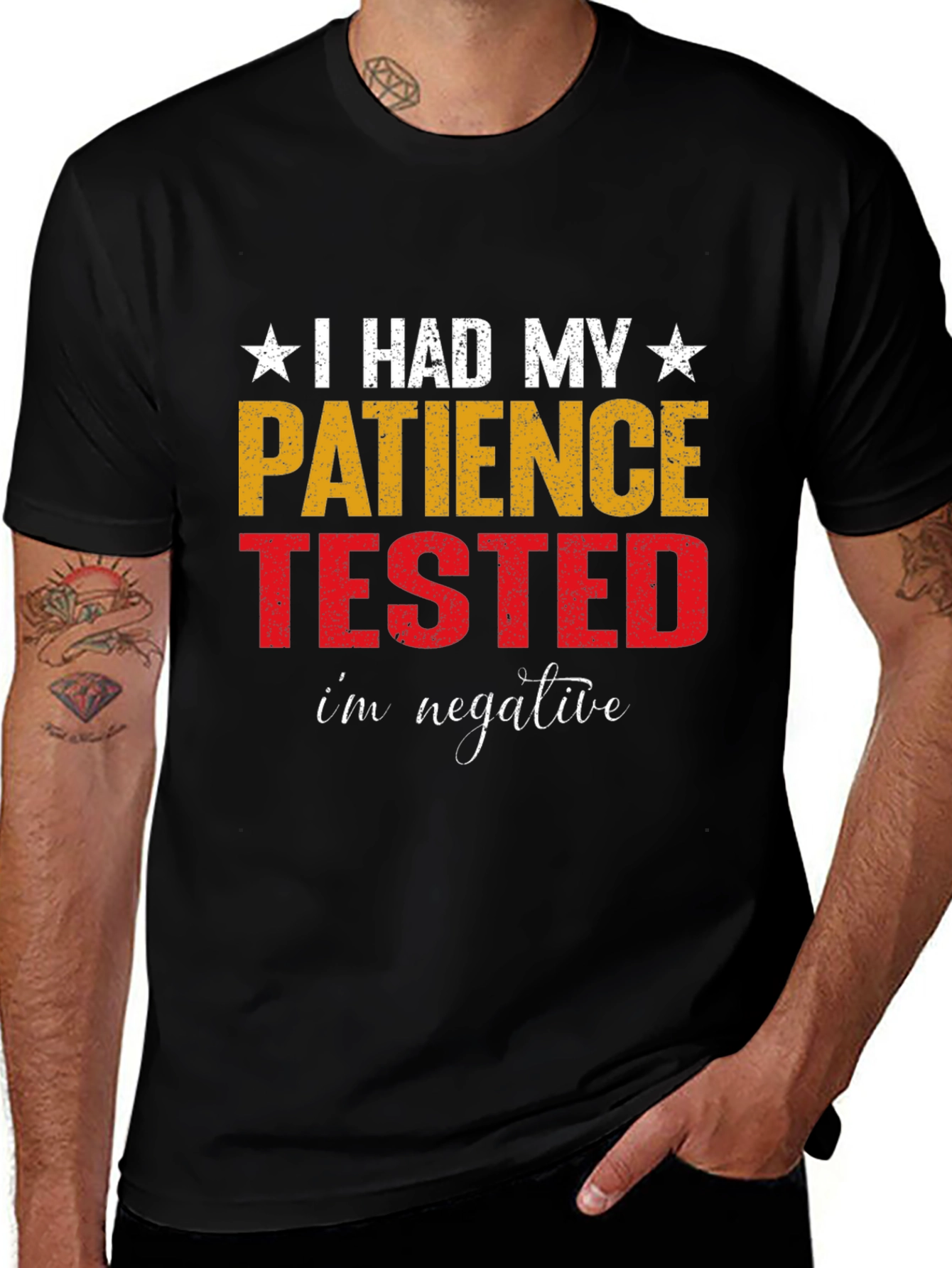 Patience Tested Funny Graphic T-Shirt