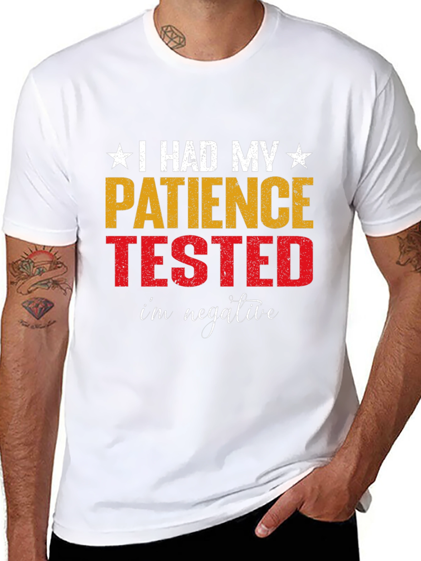 Patience Tested Funny Graphic T-Shirt