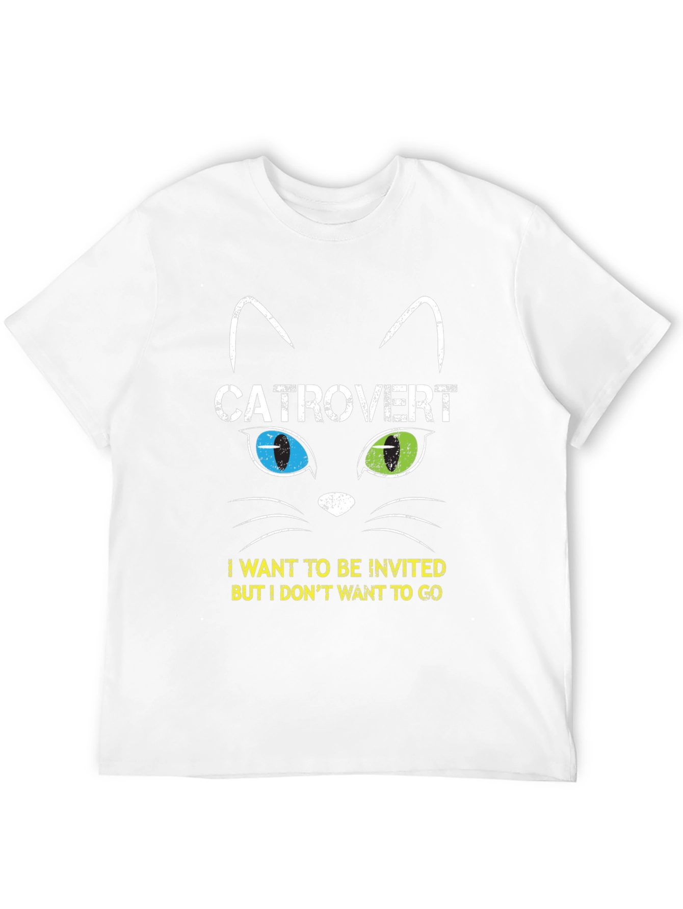 Catrovert T-Shirt - Introvert Cat Lover Tee