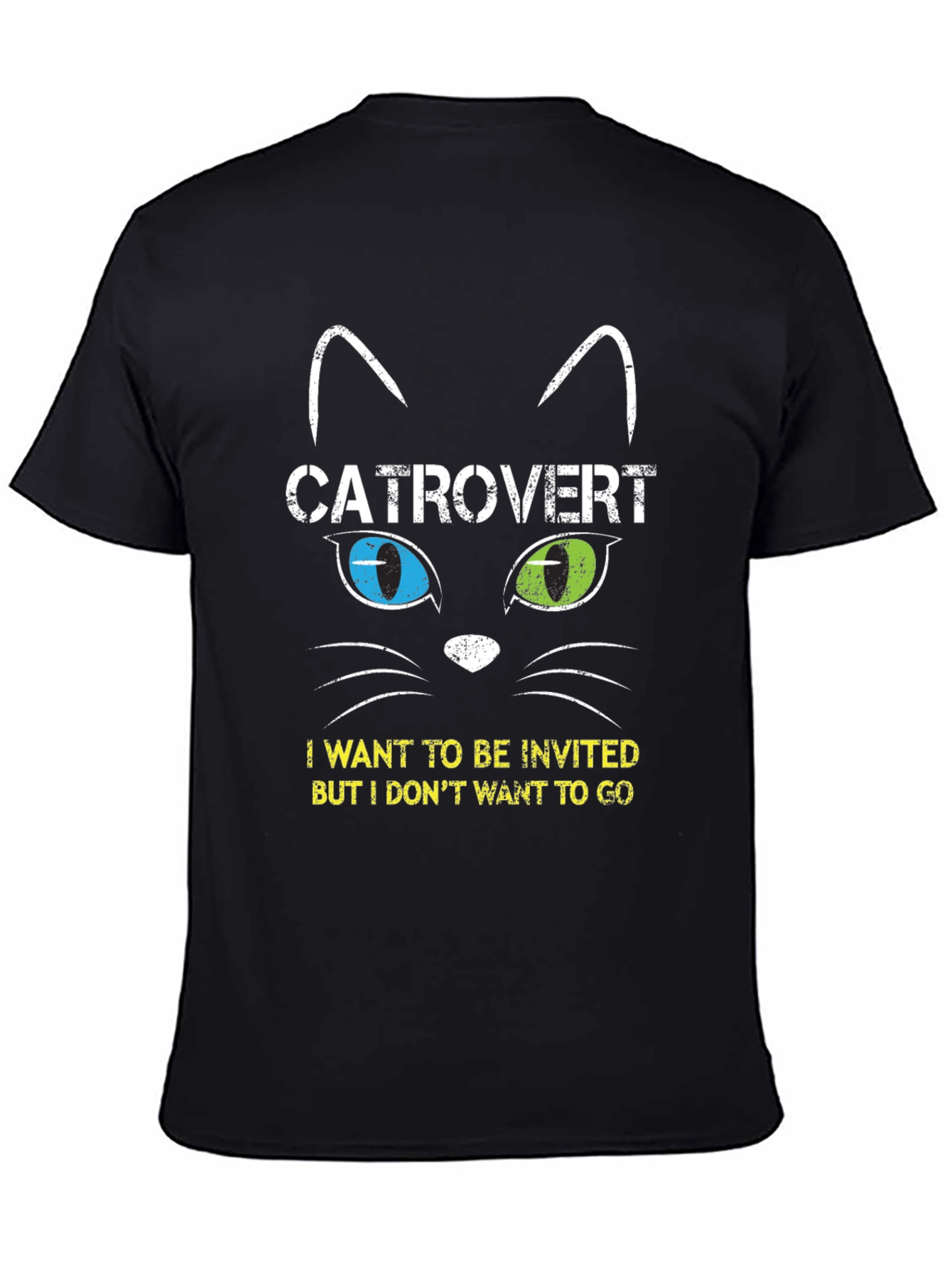 Catrovert T-Shirt - Introvert Cat Lover Tee
