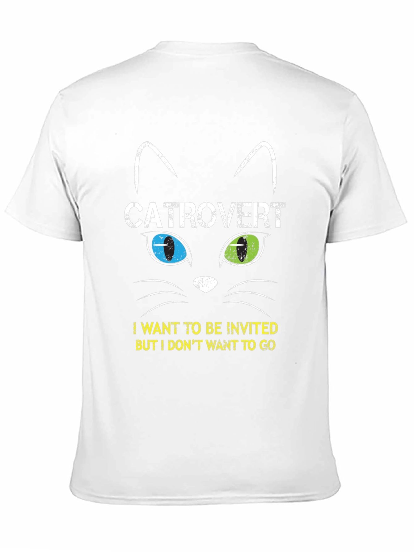 Catrovert T-Shirt - Introvert Cat Lover Tee