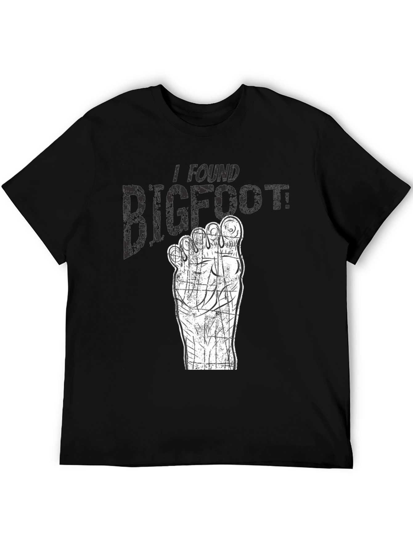 I Found Bigfoot T-Shirt - Novelty Graphic Tee