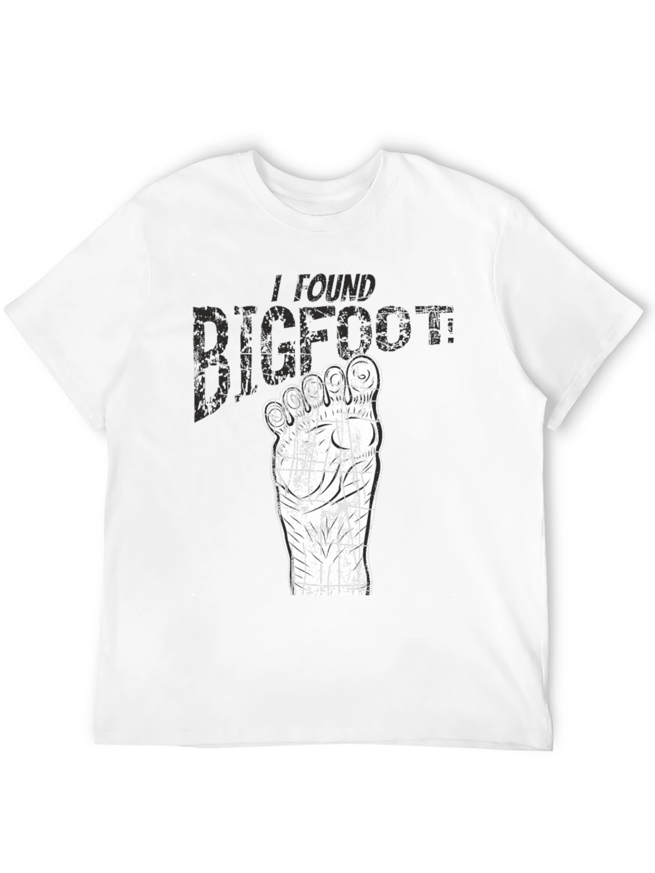 I Found Bigfoot T-Shirt - Novelty Graphic Tee