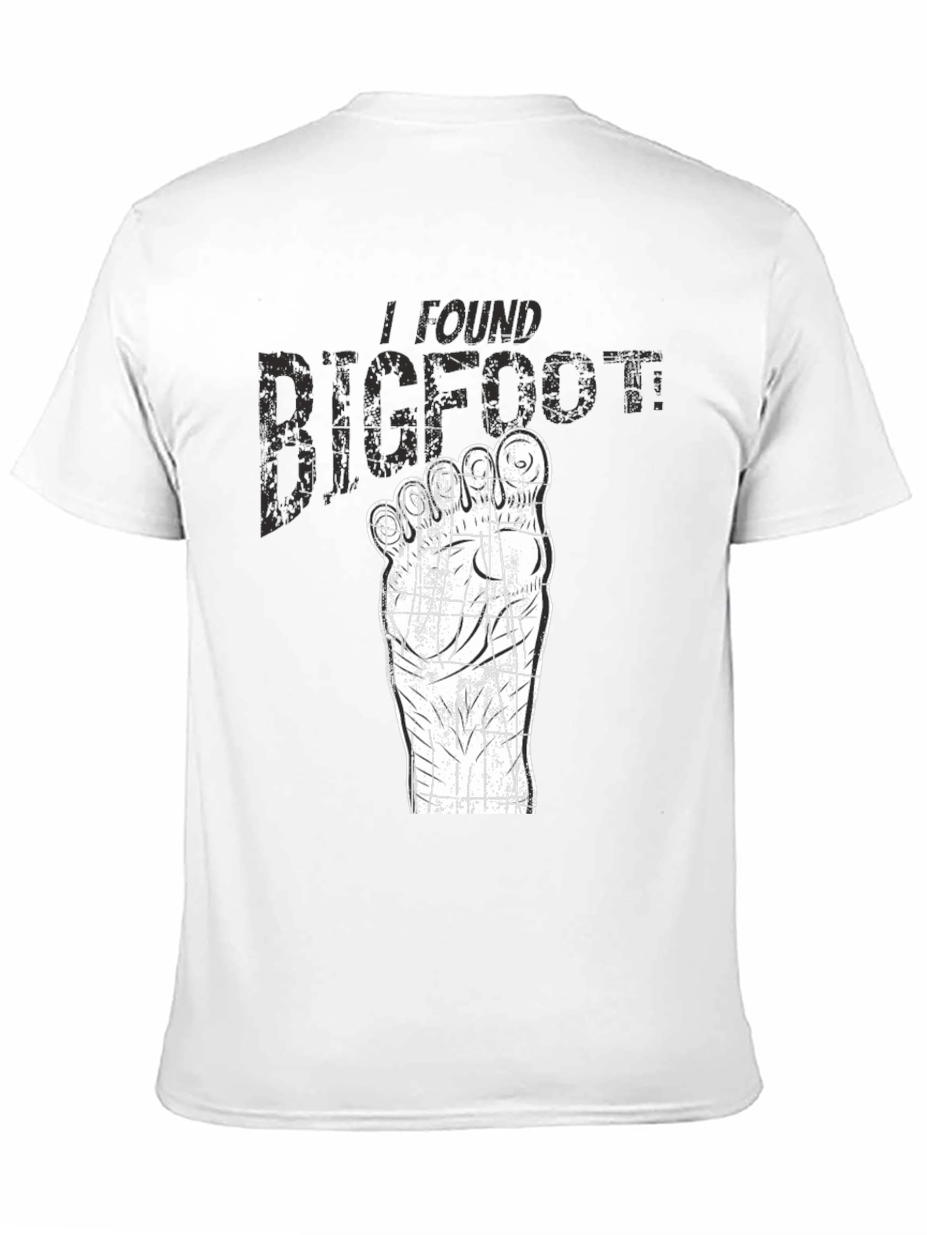 I Found Bigfoot T-Shirt - Novelty Graphic Tee