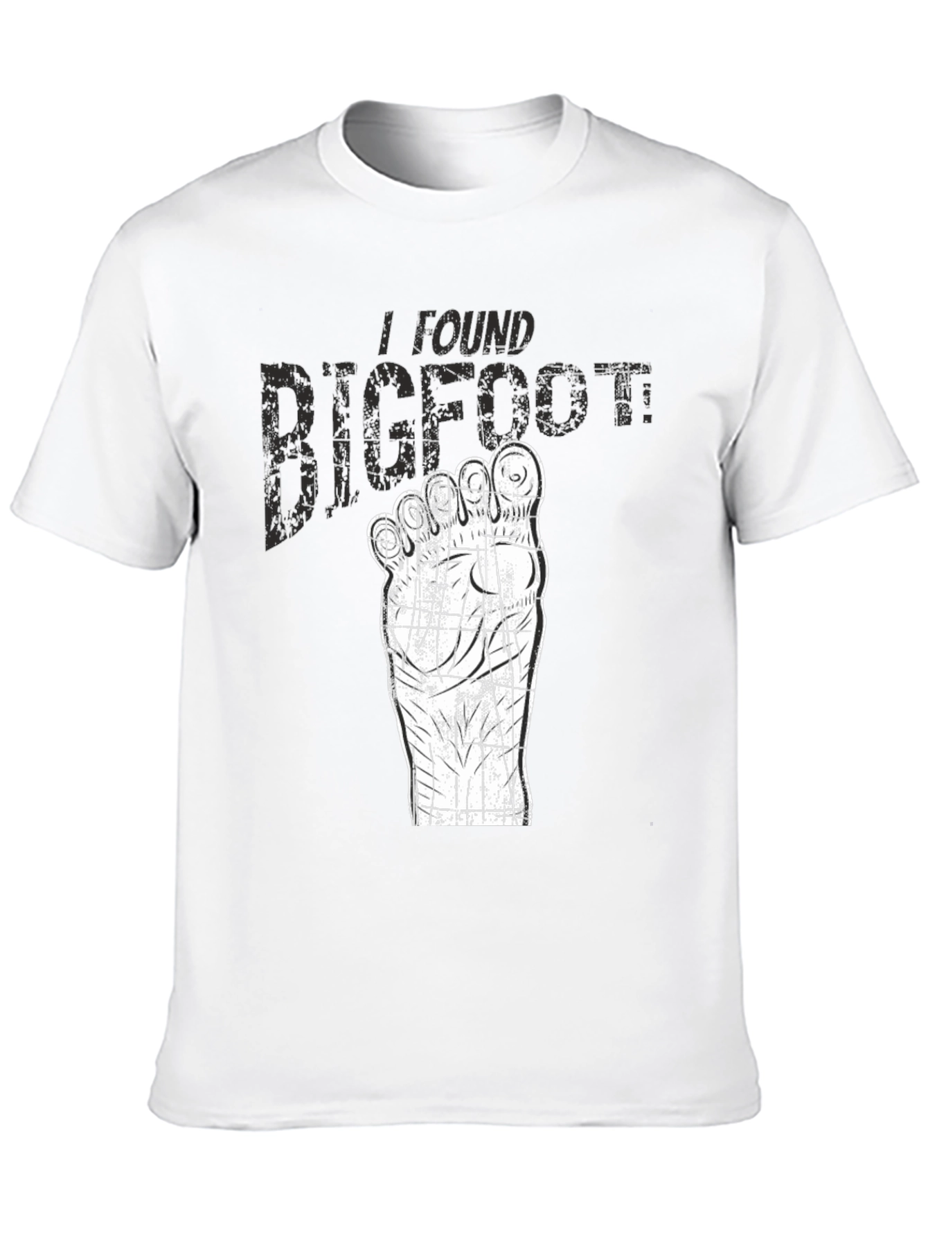 I Found Bigfoot T-Shirt - Novelty Graphic Tee