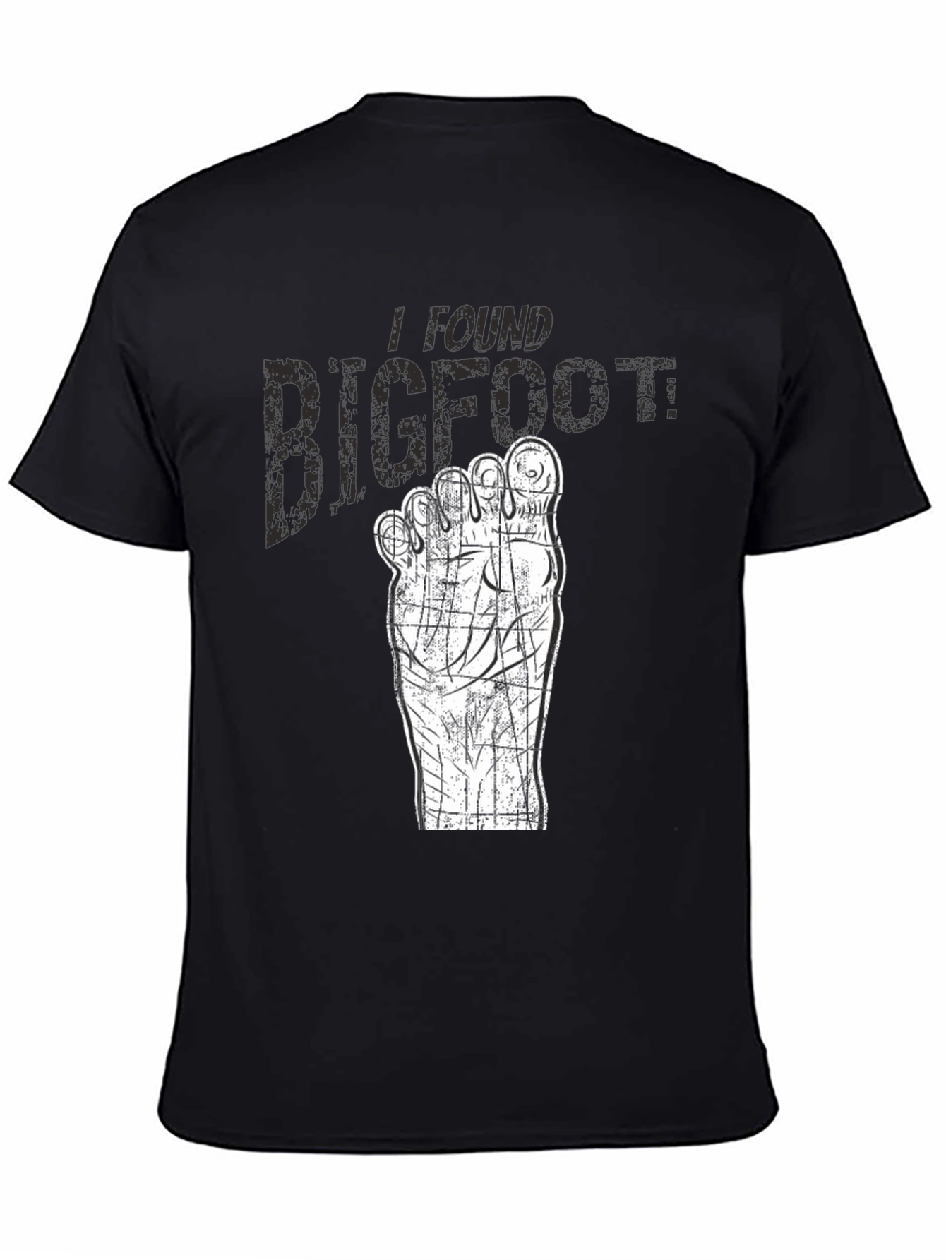 I Found Bigfoot T-Shirt - Novelty Graphic Tee