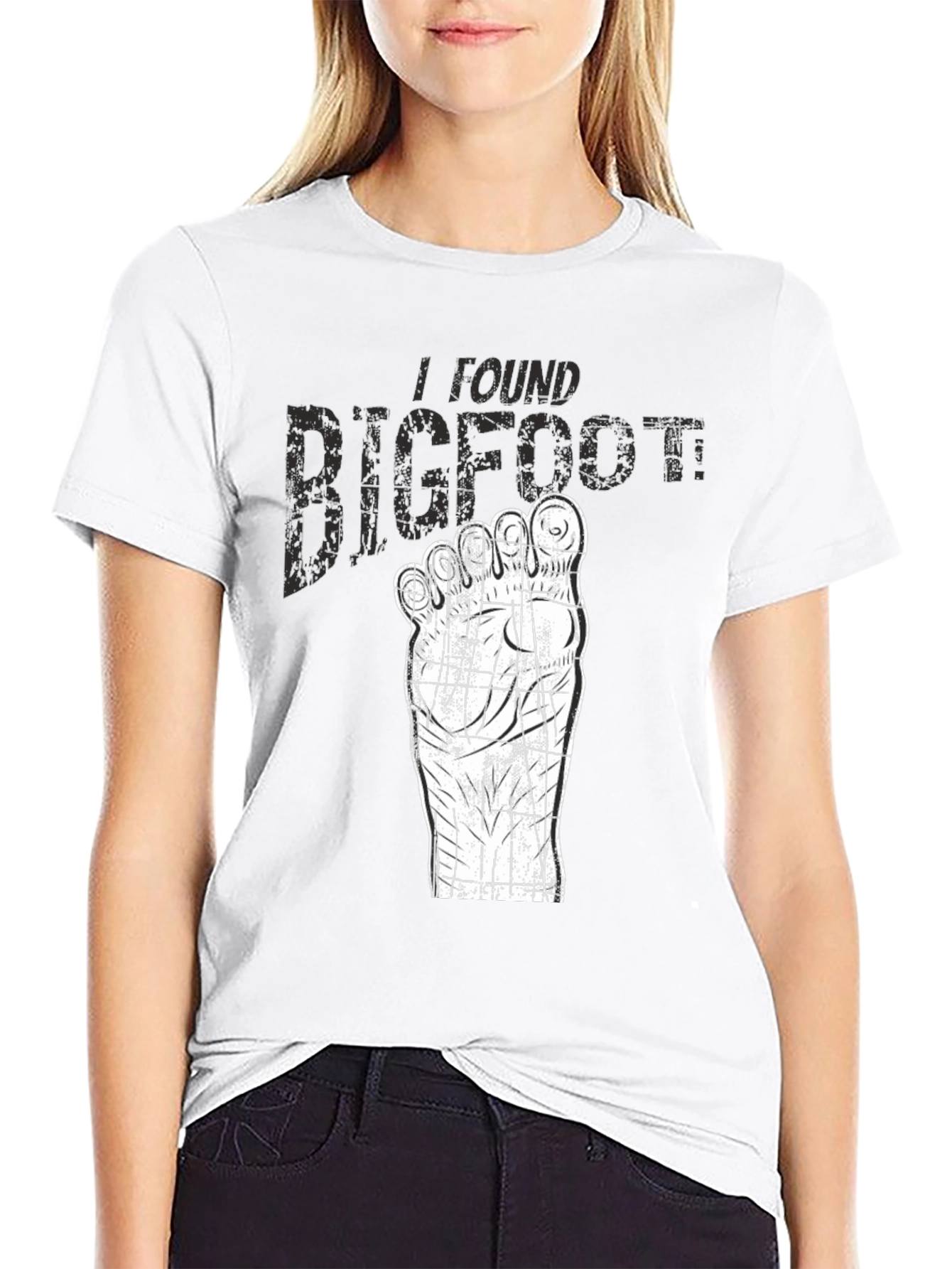 I Found Bigfoot T-Shirt - Novelty Graphic Tee