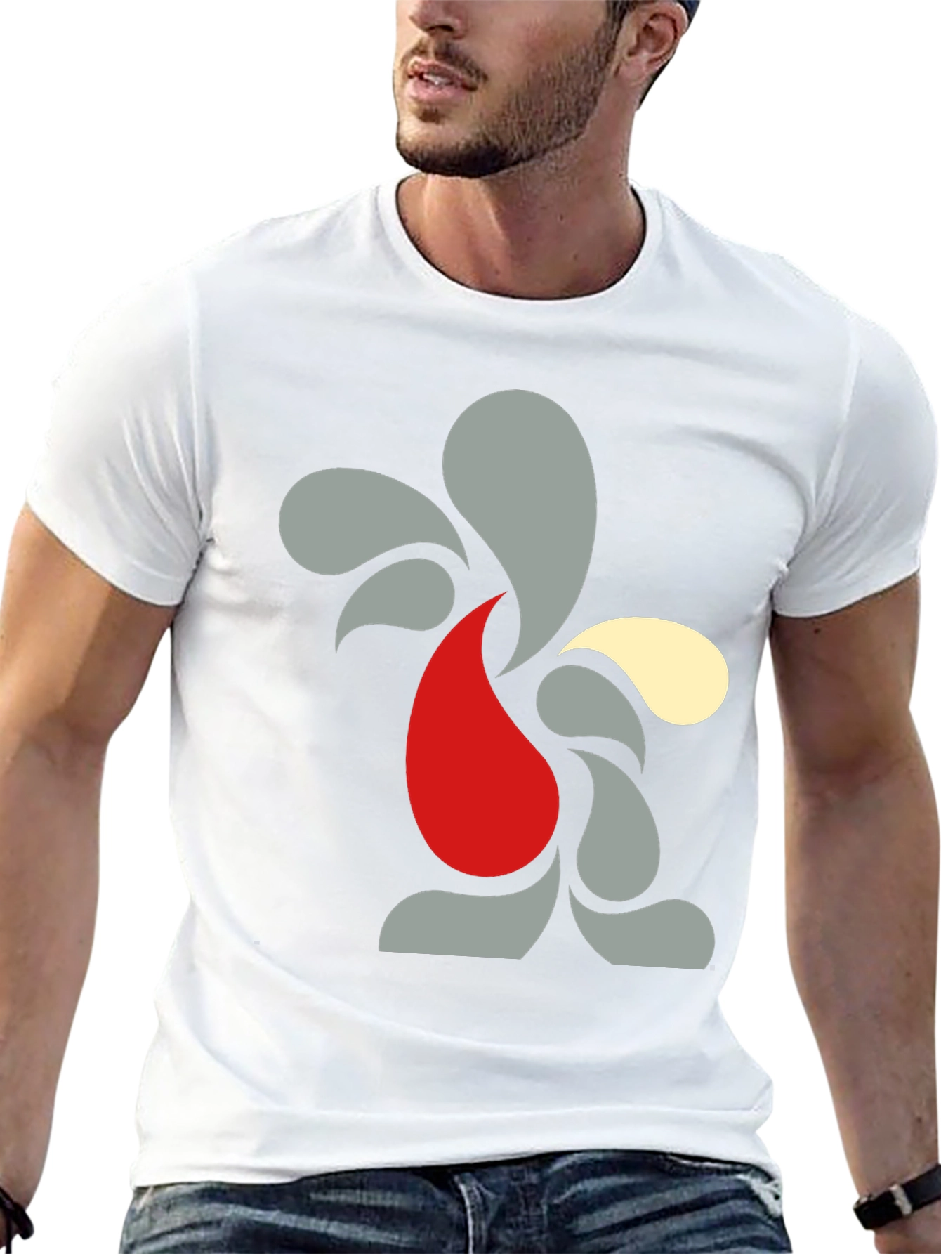 Abstract Graphic Tee - Modern Design