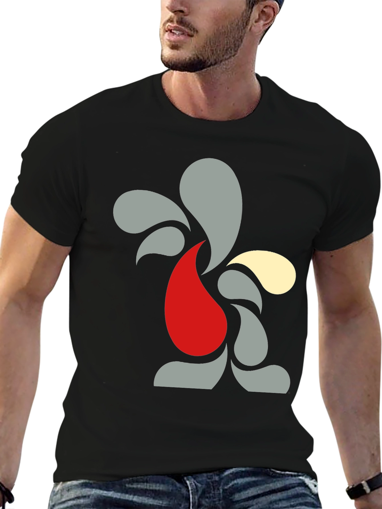 Abstract Graphic Tee - Modern Design