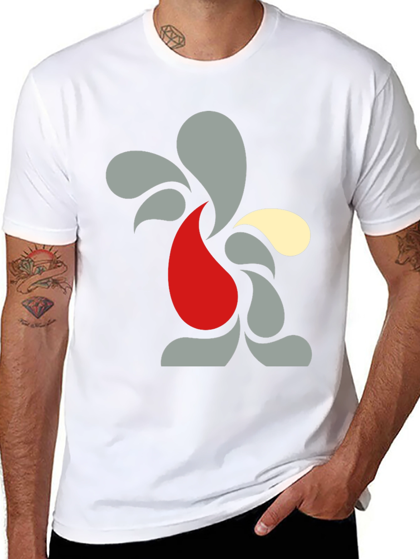 Abstract Graphic Tee - Modern Design