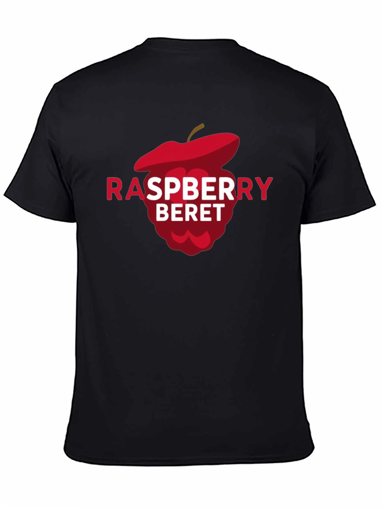 Raspberry Beret T-Shirt - Fun Graphic Tee