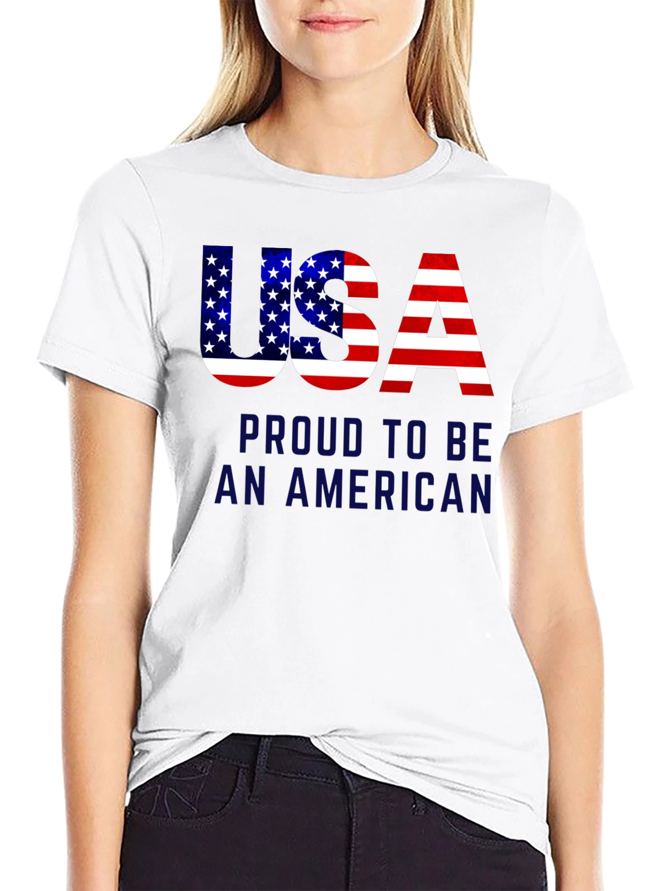 USA Patriotic T-Shirt: Proud American Pride Tee