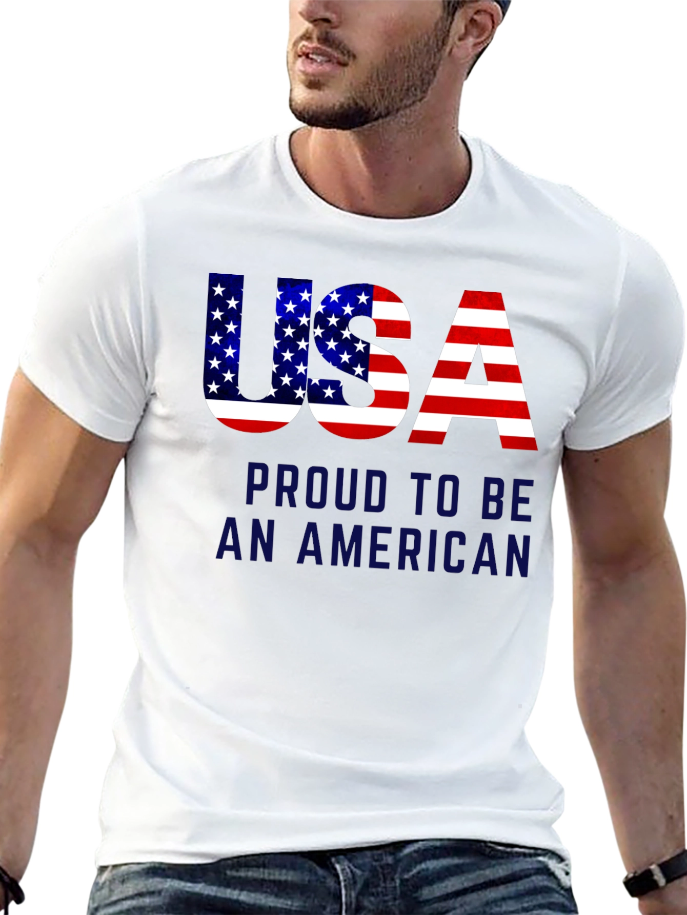 USA Patriotic T-Shirt: Proud American Pride Tee