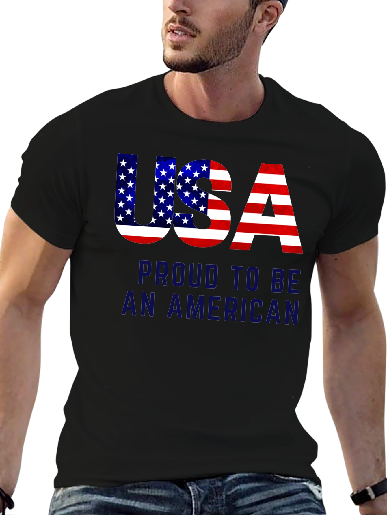 USA Patriotic T-Shirt: Proud American Pride Tee