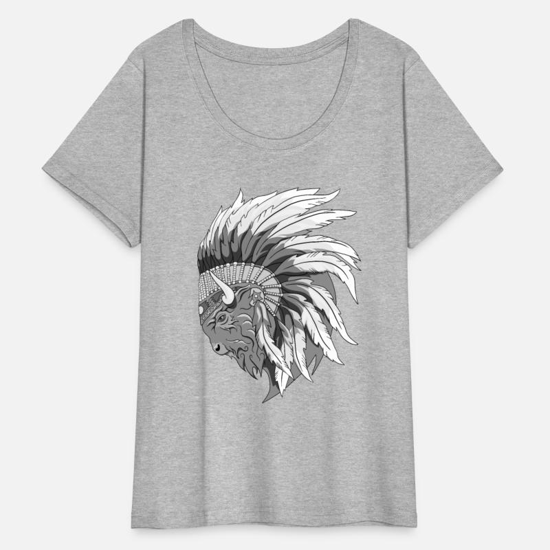 Buffalo head - american bison indian headdress