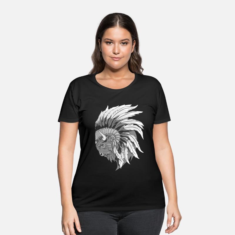 Buffalo head - american bison indian headdress