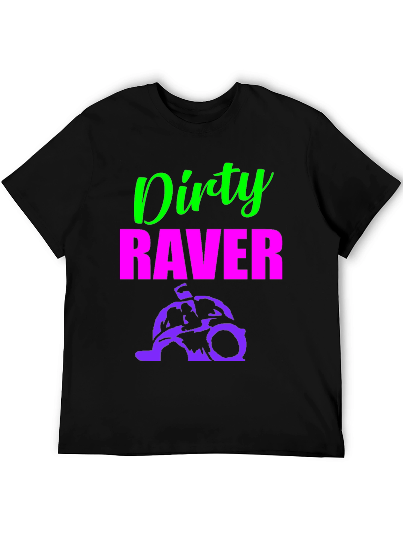 Dirty Raver T-Shirt - Neon Green & Pink