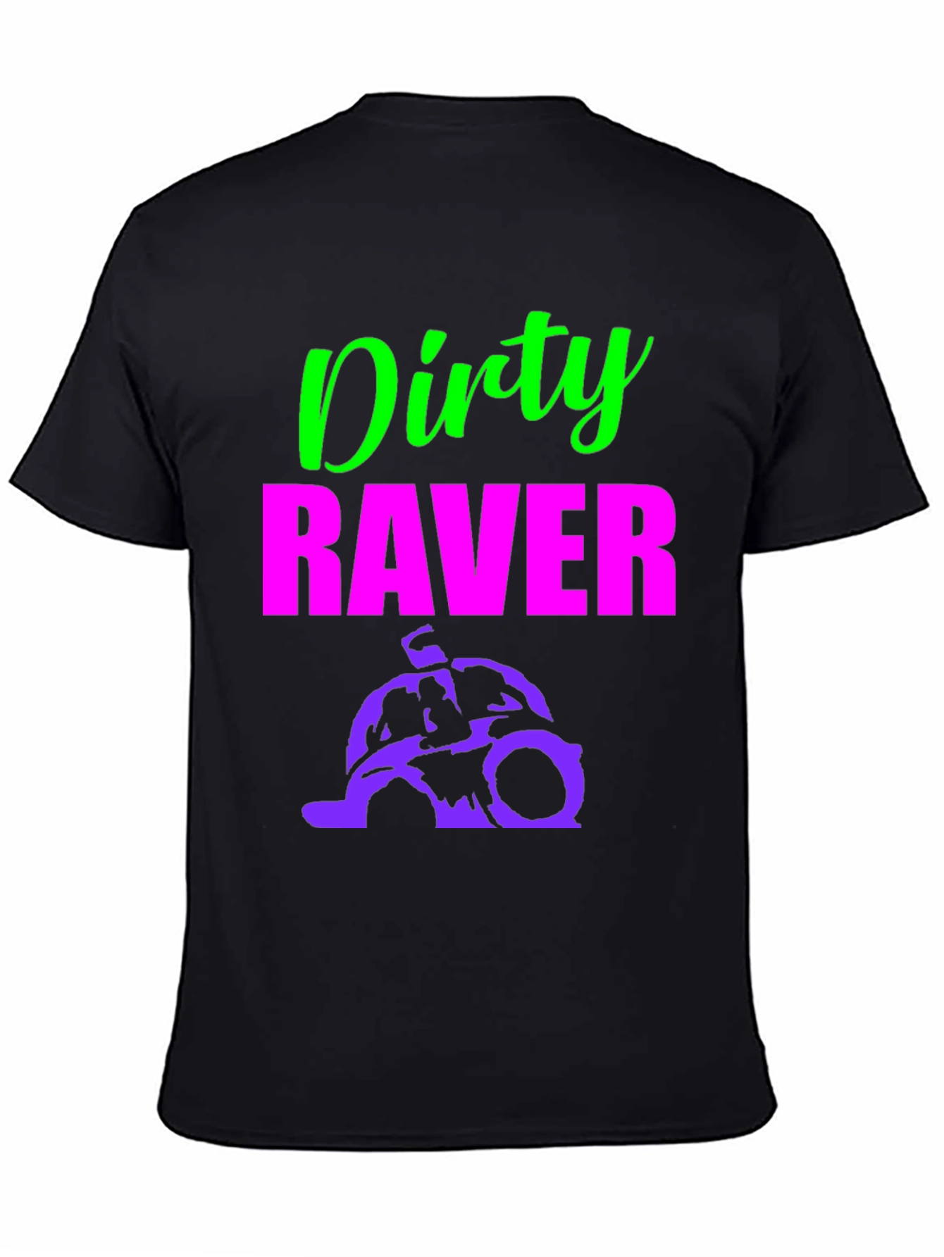 Dirty Raver T-Shirt - Neon Green & Pink